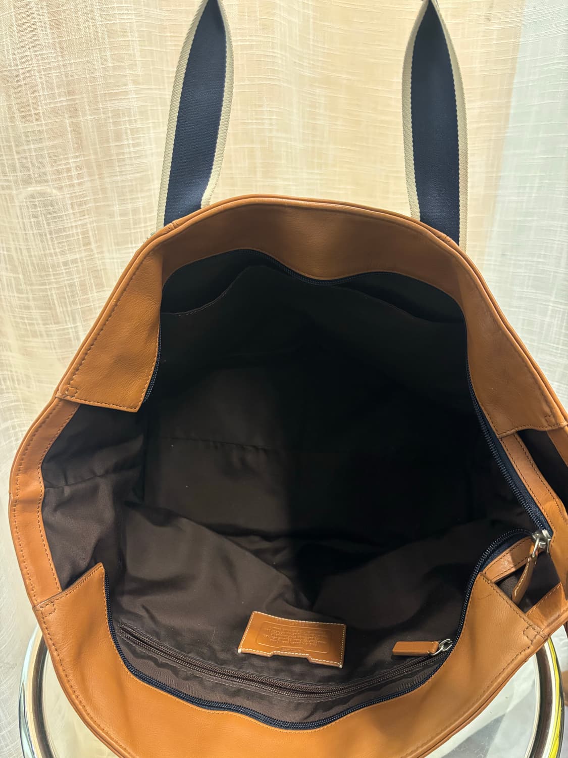 정품 코치 가죽 빅 토트백     상품이미지7