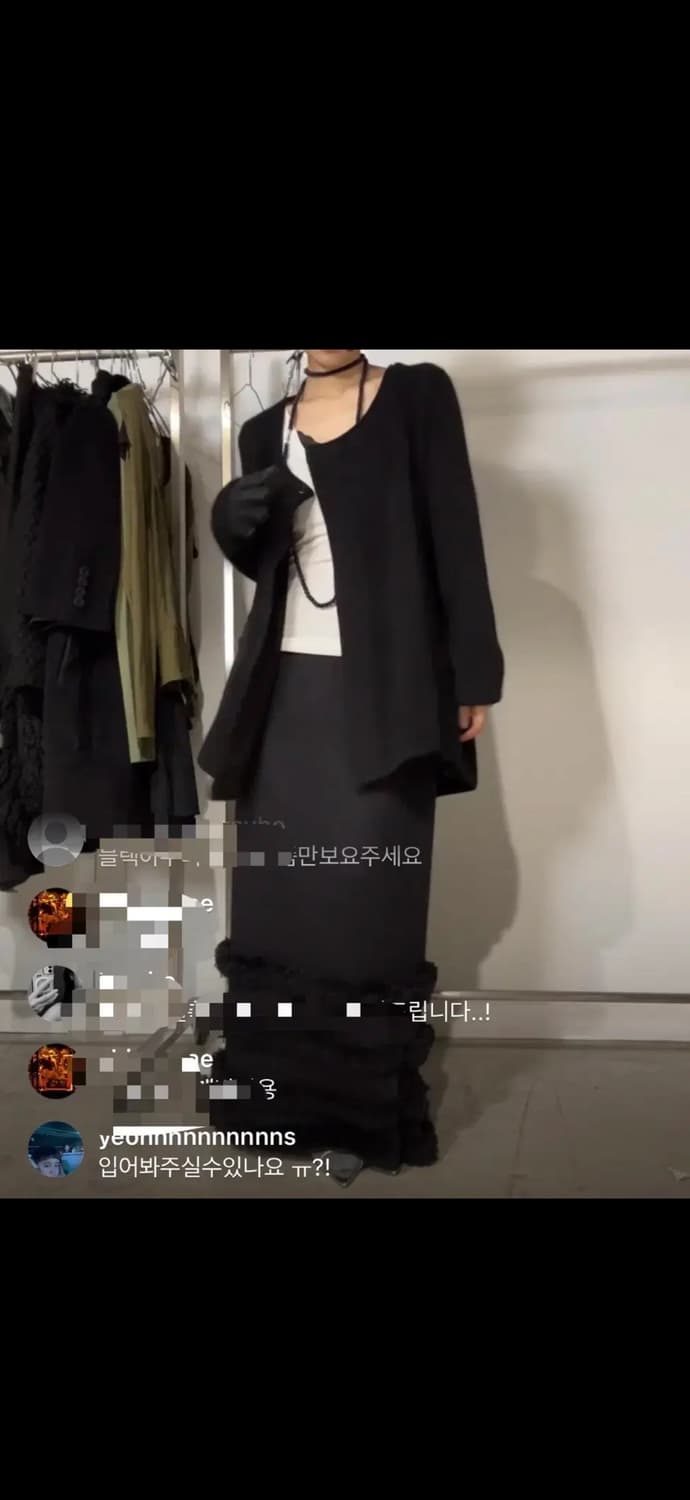 ayadz 빈티지 벨벳 밍크 울 언발 가디건 큐빈 오공이 파우닝 상품이미지2