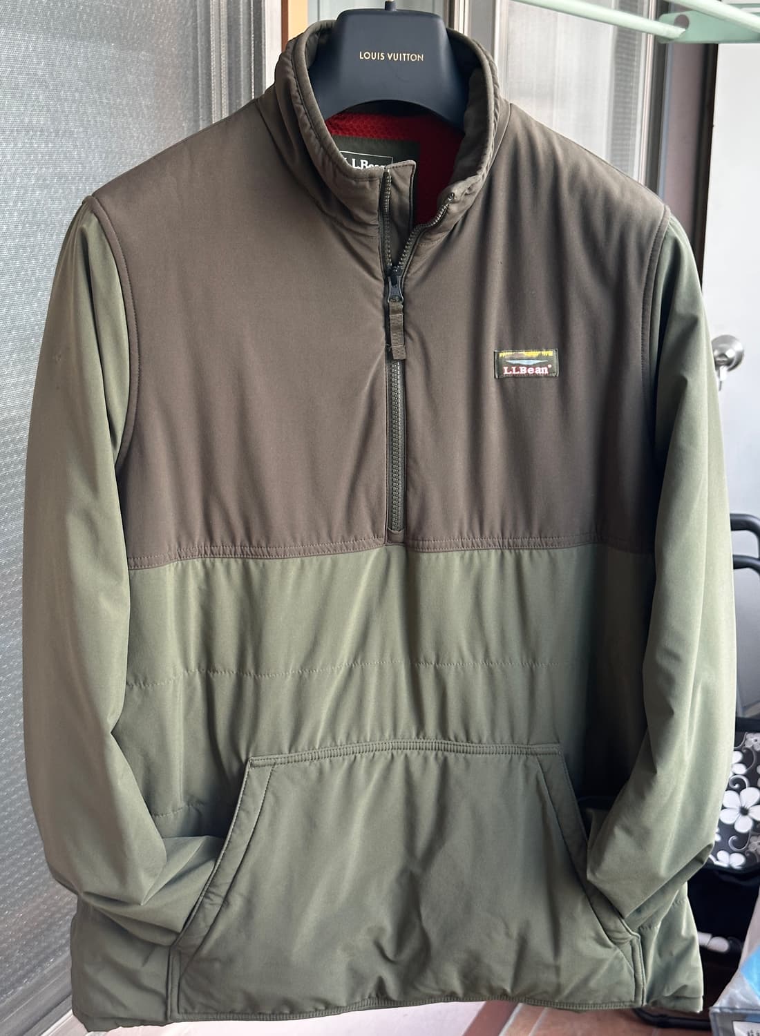 엘엘빈(L.L.Bean) 프리마로프트 투톤 하프집업 아노락 자켓 상품이미지1