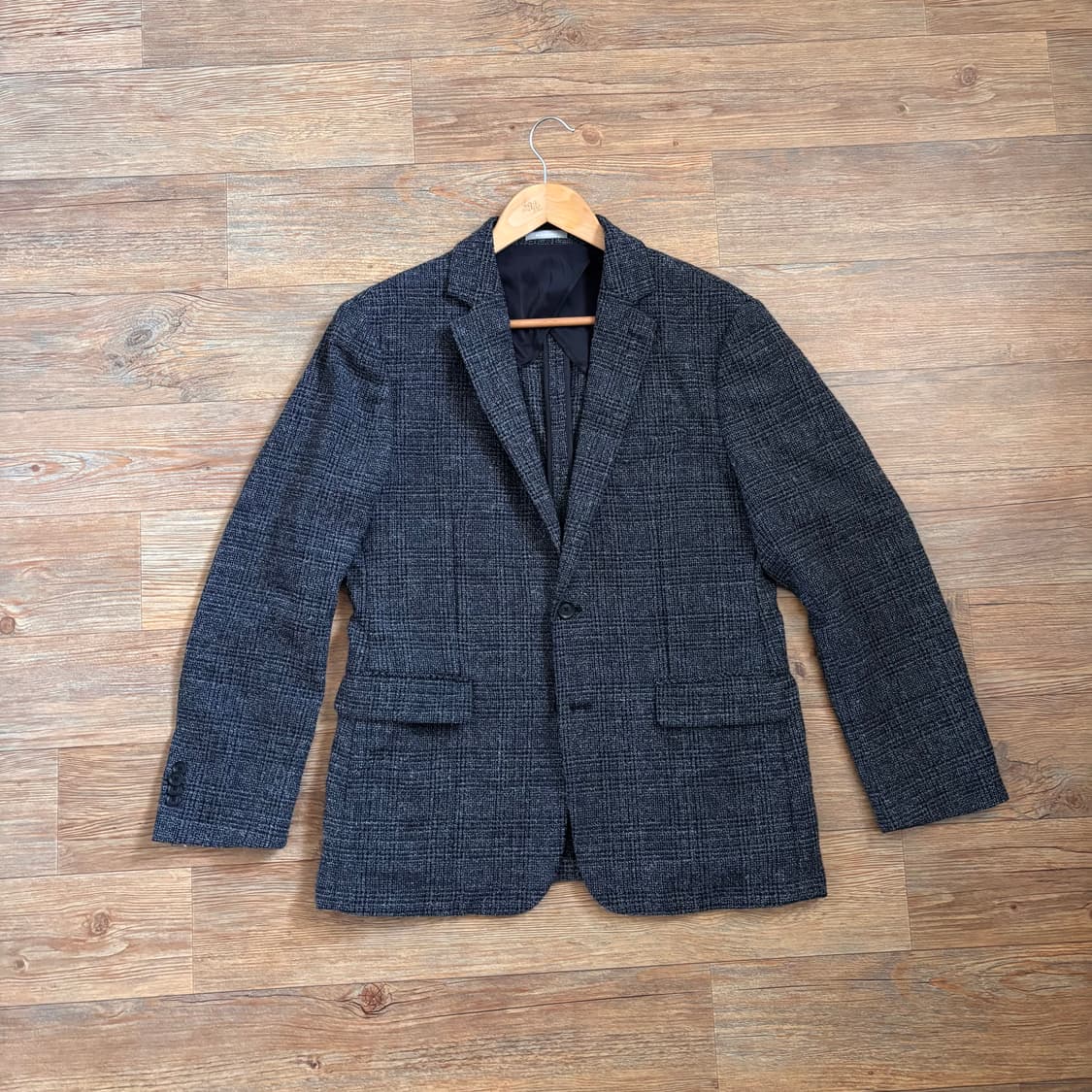 ANDZ 캐주얼 자켓 100 차콜그레이 독특한 질감 가벼운 착용감 상품이미지6