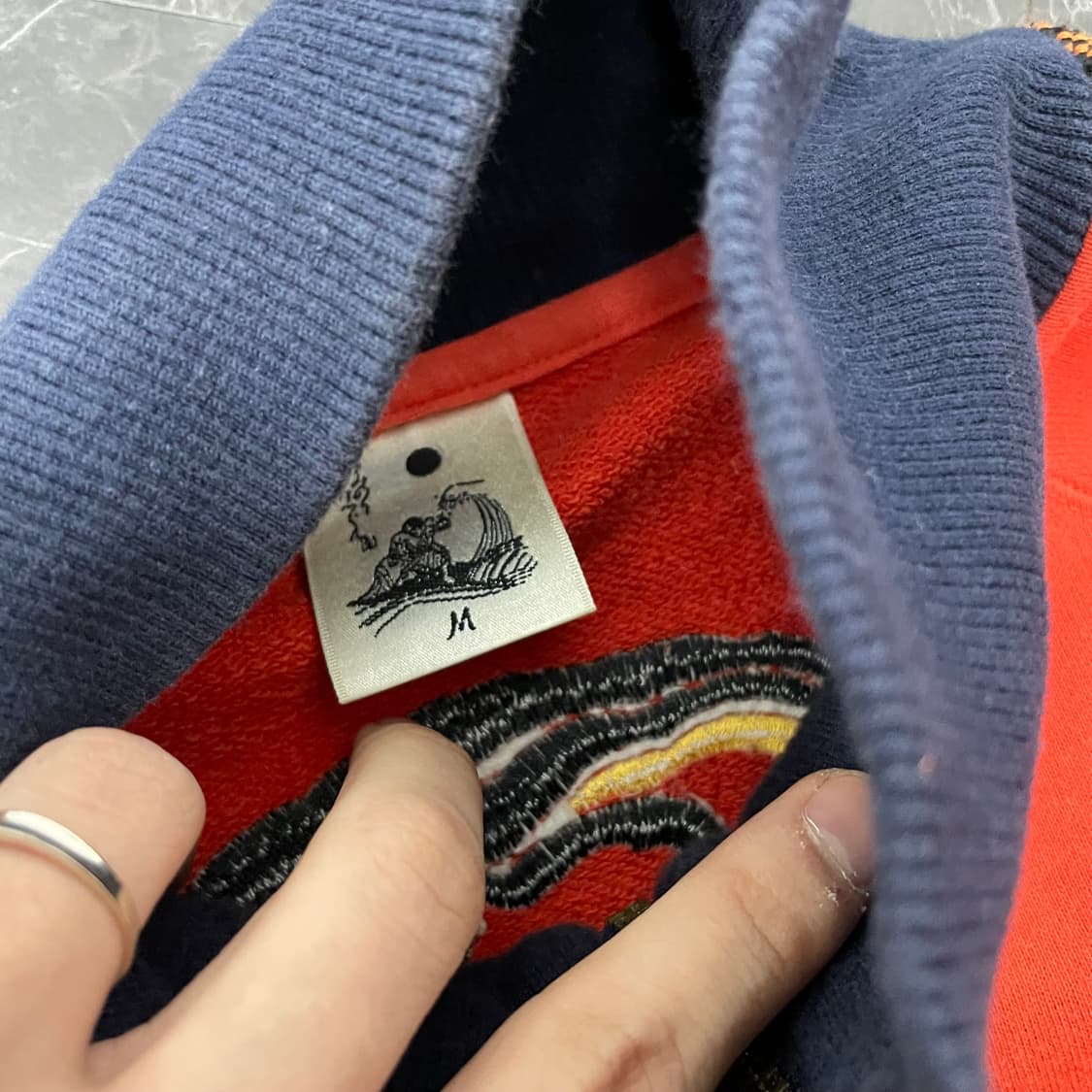 M 일본 빈티지 스카쟌 트랙탑 져지 자켓 상품이미지9