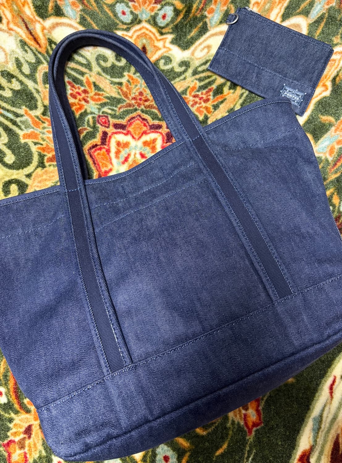 포터 데님 토트백 상품이미지3