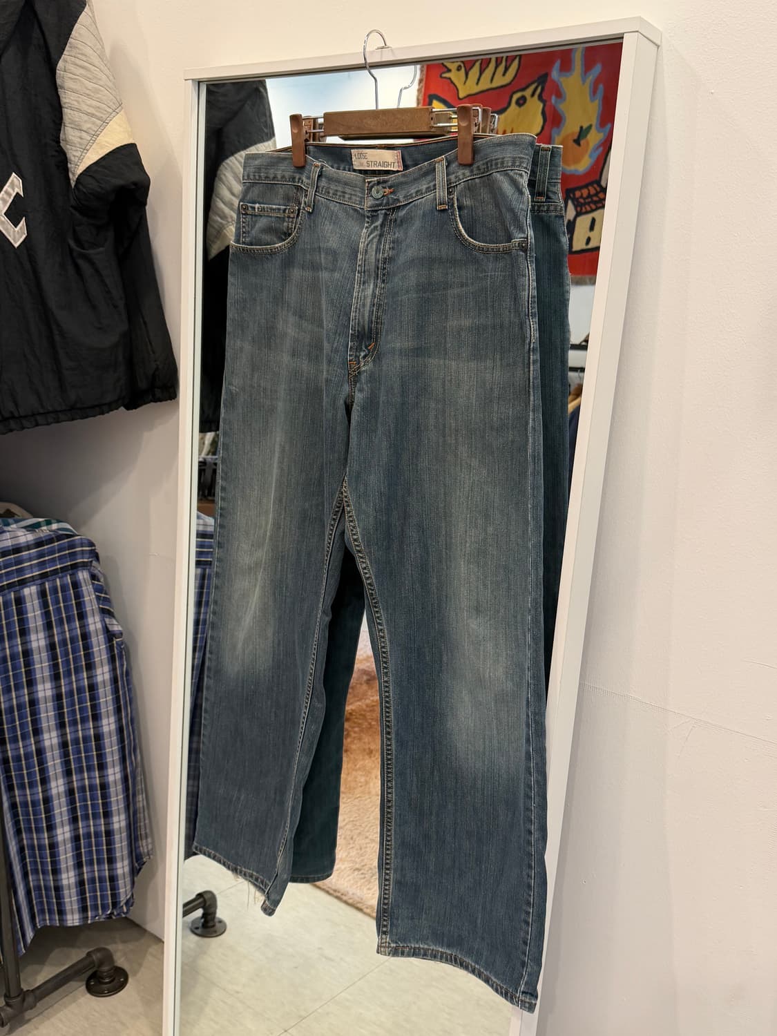 00s Levis 리바이스 569 데님 팬츠 (36-37inch) 상품이미지1