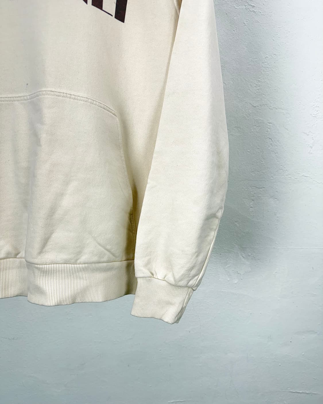 써네이 아이보리 빅 로고 후디 스웨트 셔츠 상품이미지5