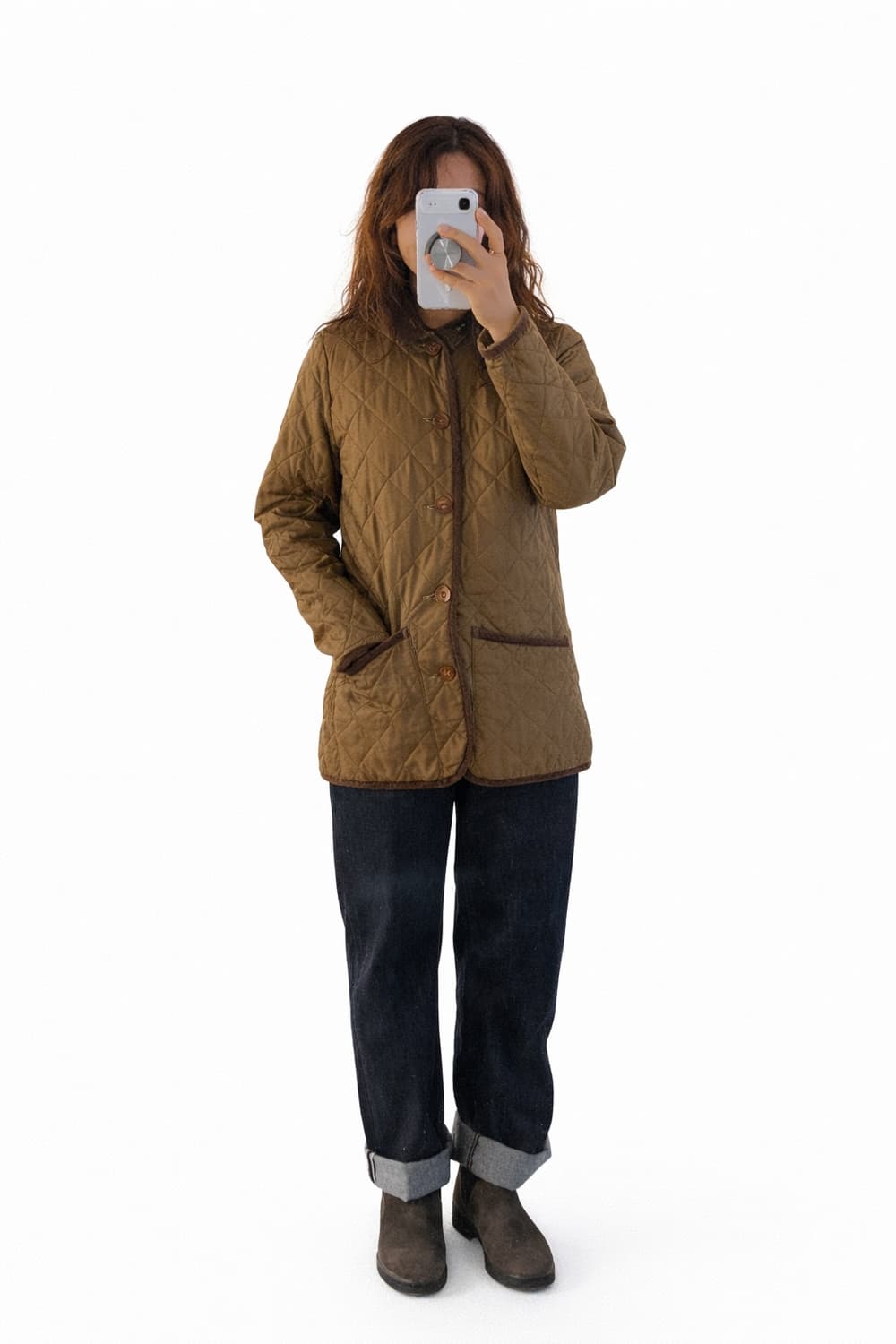 Lavenham Quilted Jacket Brown / 36 상품이미지1