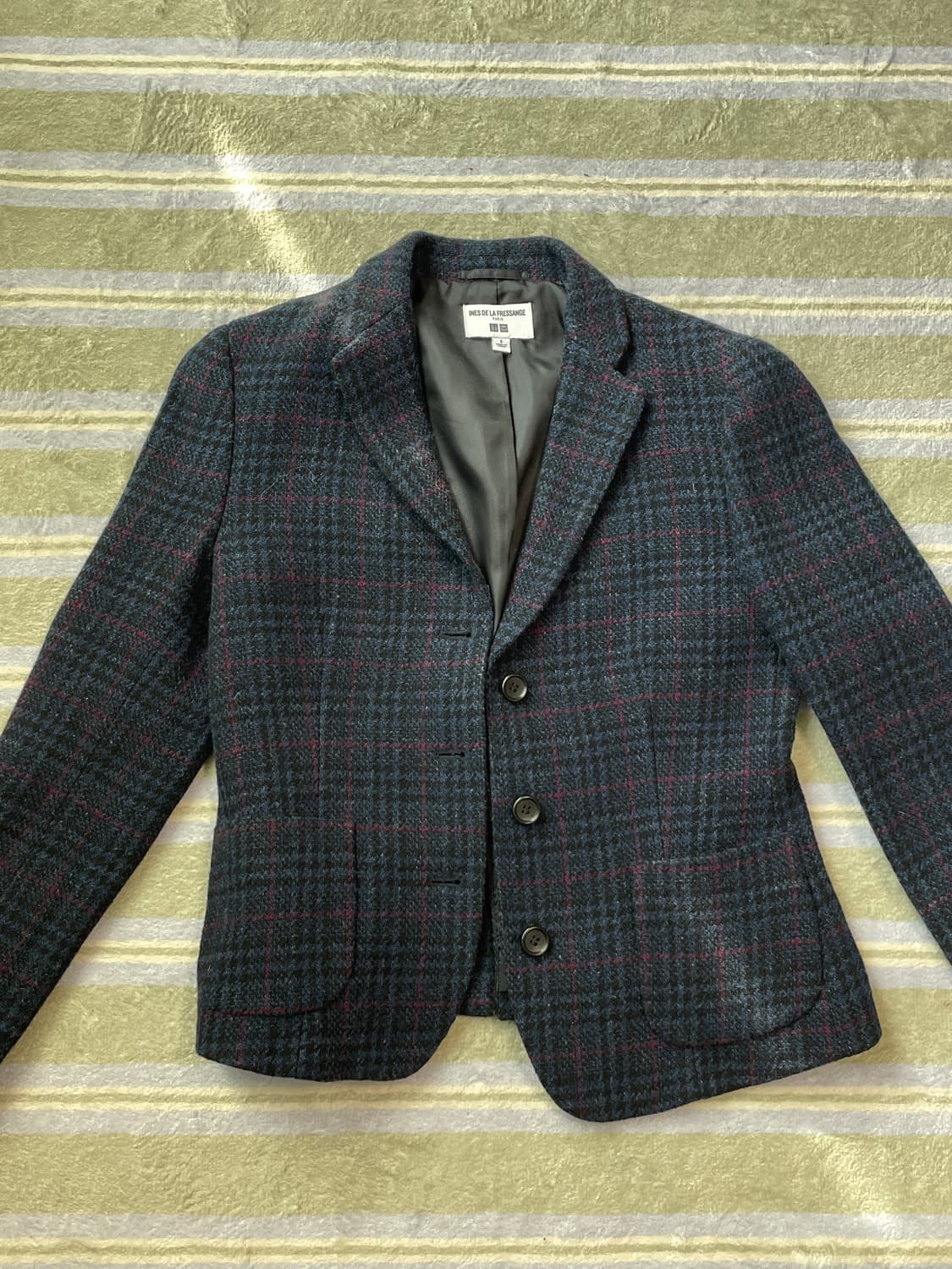 유니클로 체크 자켓 상품이미지4