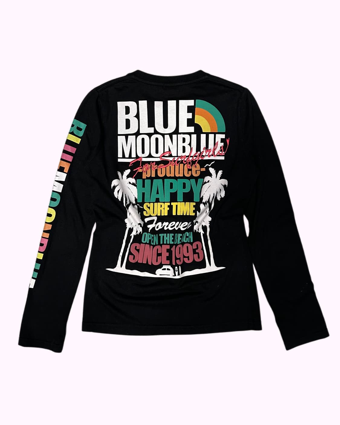 BLUEMOONBLUE logo lettering slim t-shirt 상품이미지5