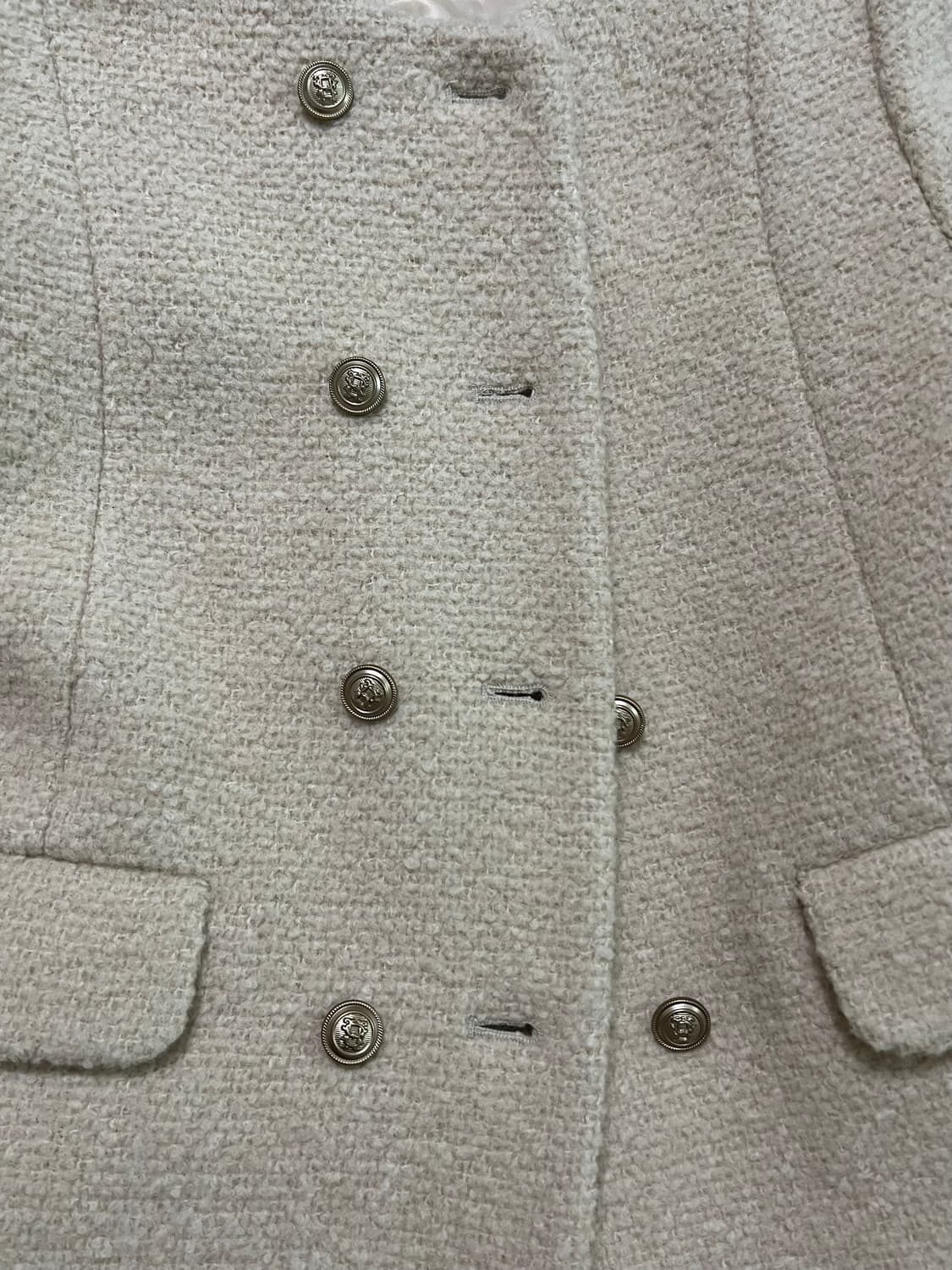 abfz 트위드 자켓 아이보리 상품이미지4