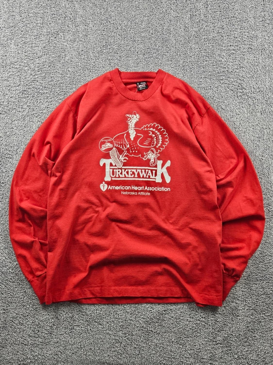 80~90's USA 프룻오브더룸 싱글스티치 롱슬리브 (XL)/11120 상품이미지1