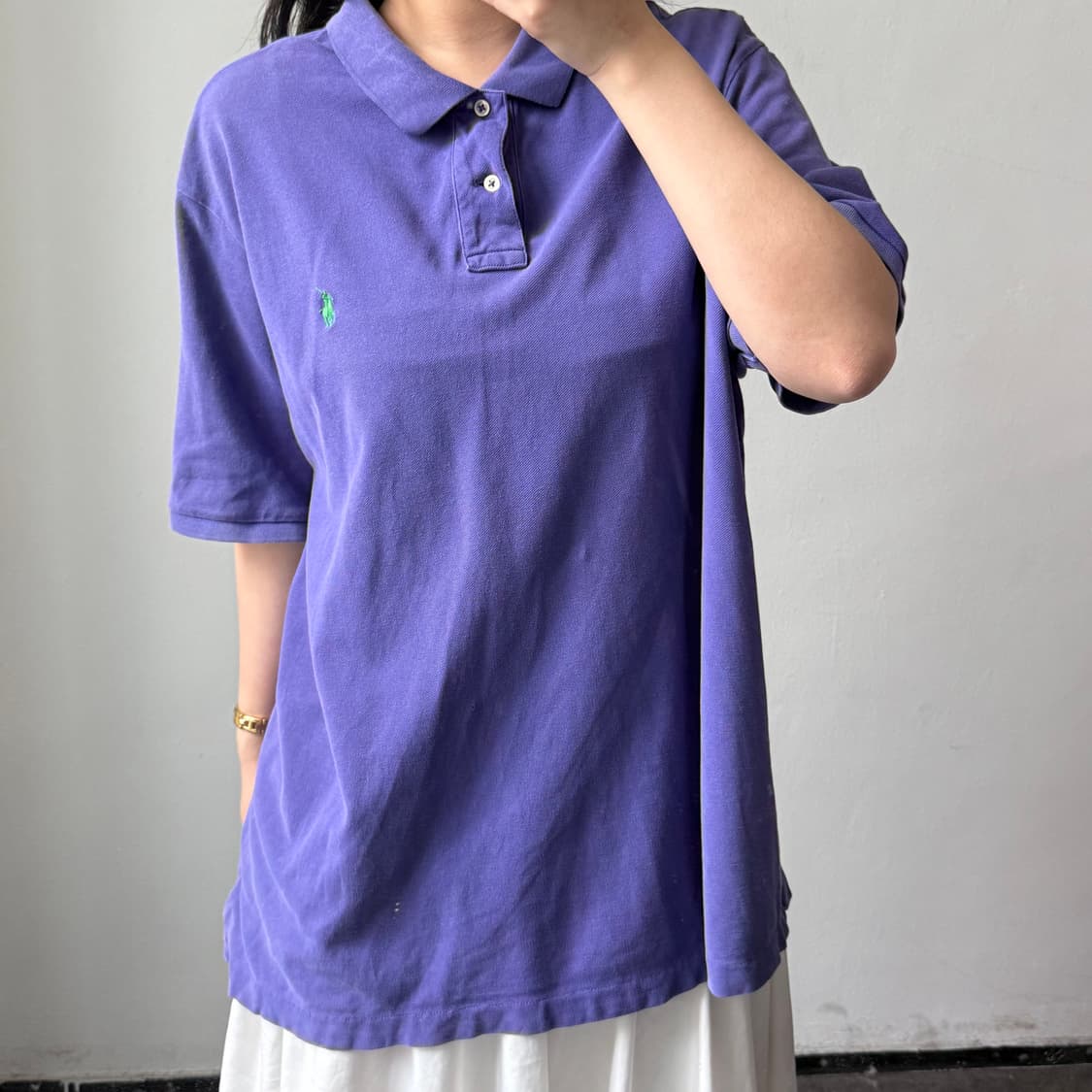 [XXL] 폴로 퍼플 카라 반팔티 상품이미지2