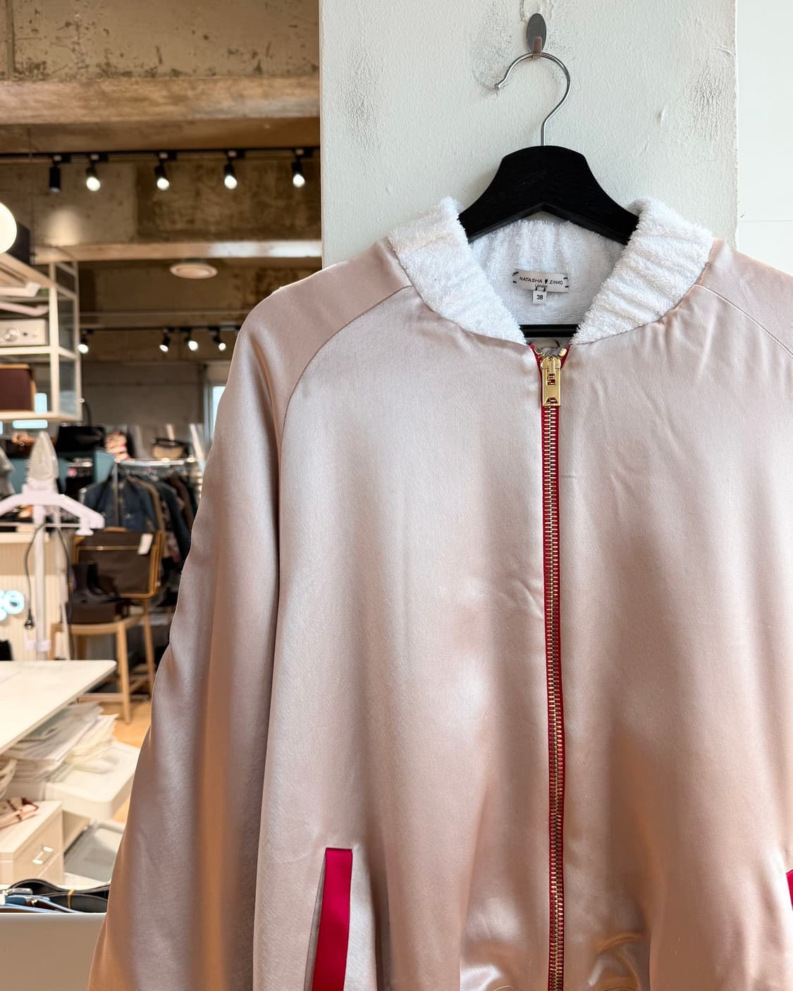 나타샤 진코 핑크 아세테이트 자켓  상품이미지4