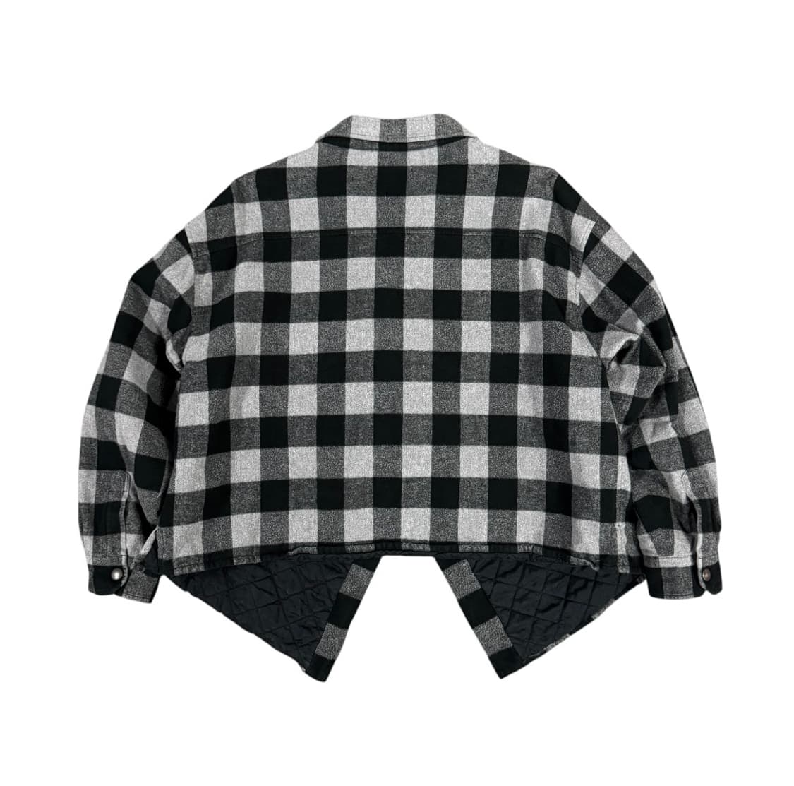 Balenciaga 발렌시아가 체크 플란넬 스윙 셔츠 자켓 상품이미지2