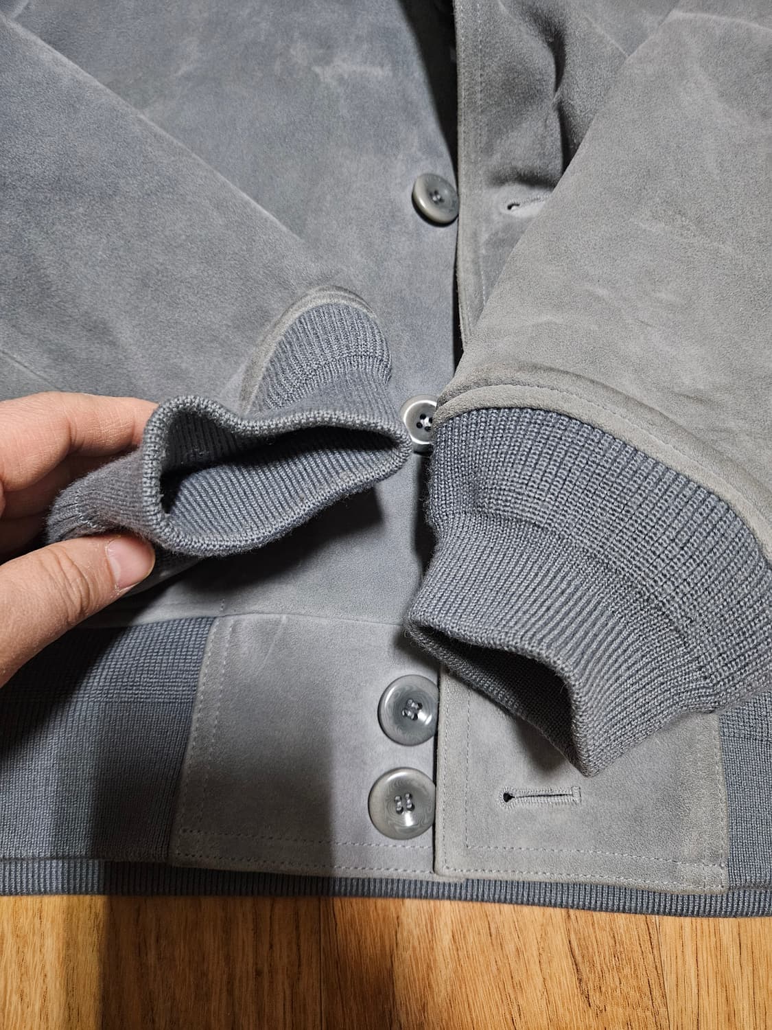 블랙아웃 고트스웨이드 자켓 상품이미지5