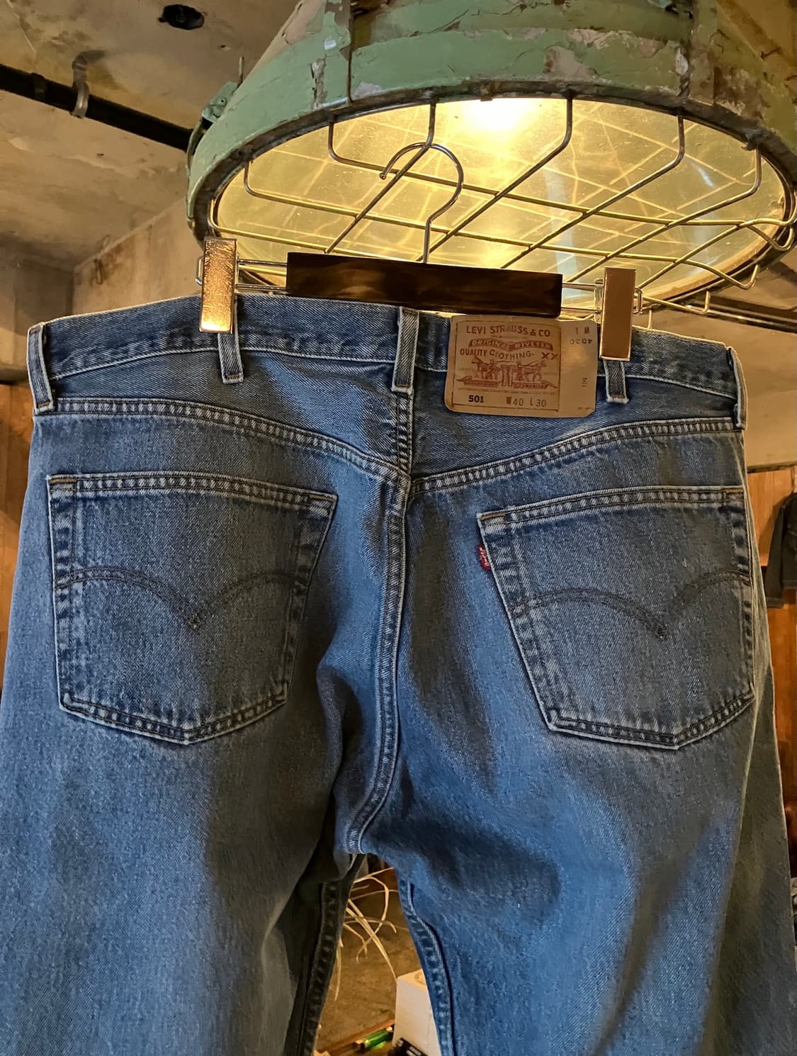 USA 빈티지 리바이스 501 데님 팬츠 상품이미지6