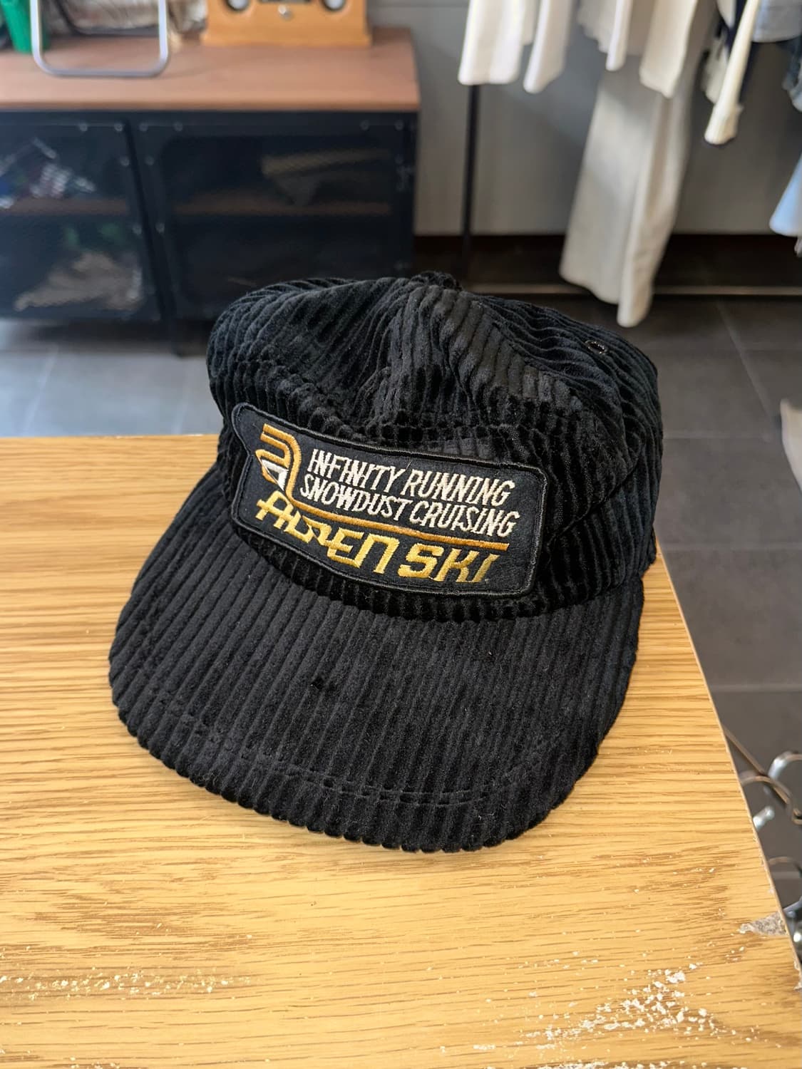 90’s Alpen Ski corduroy trucker cap 상품이미지5