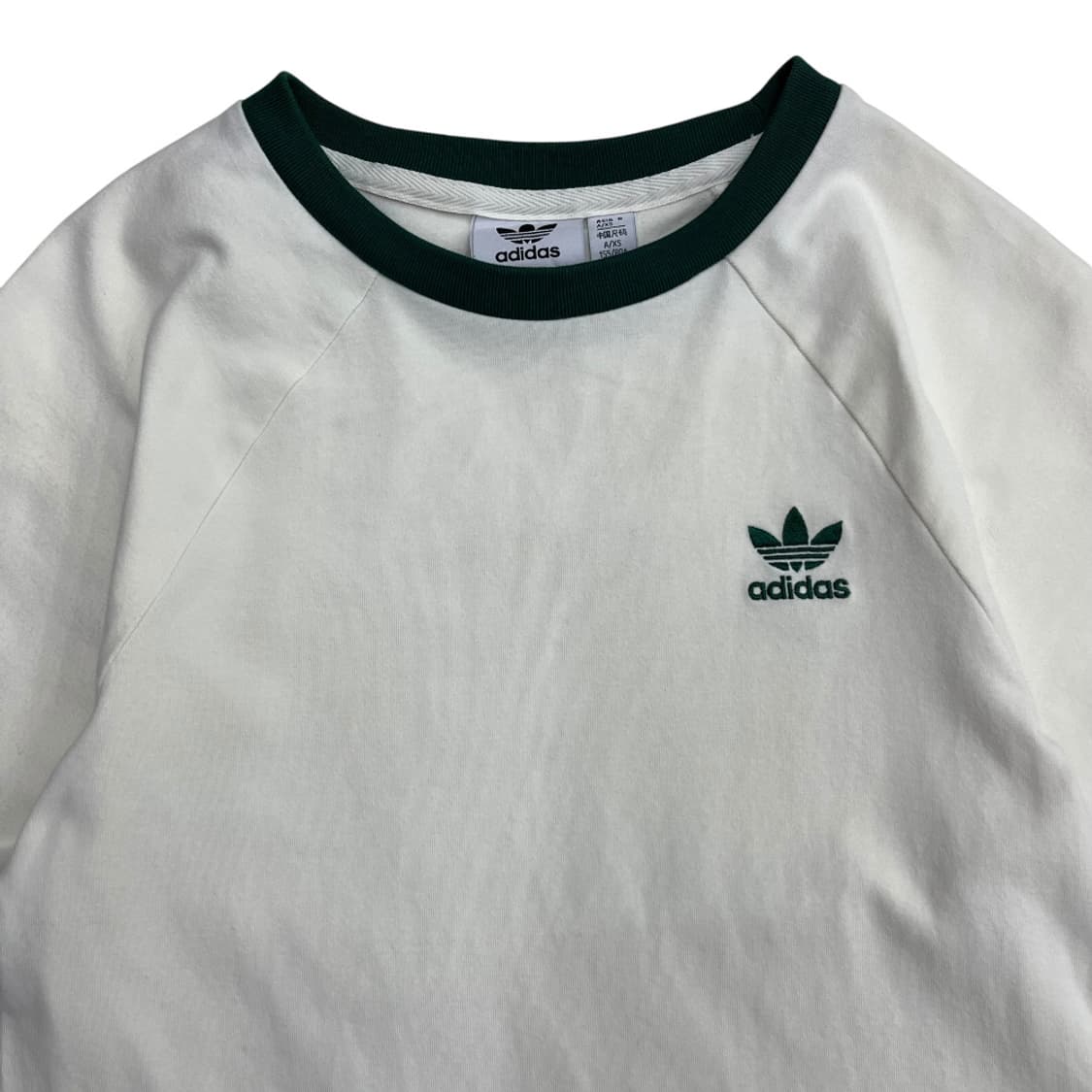 아디다스 딥그린 로고 화이트 반팔 XS 상품이미지5