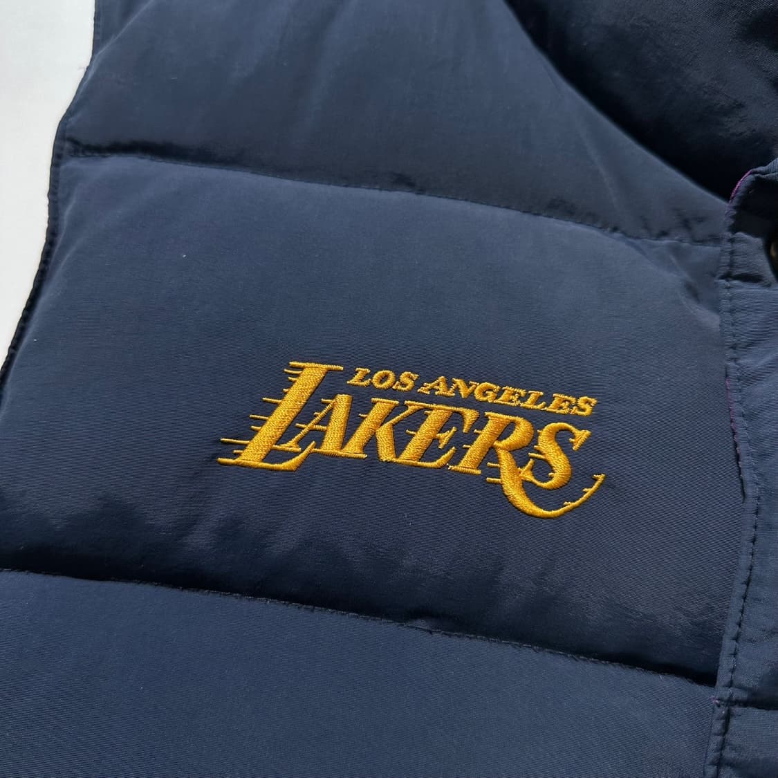 NBA 엔비에이 LA레이커스 덕다운 패딩 조끼 상품이미지5