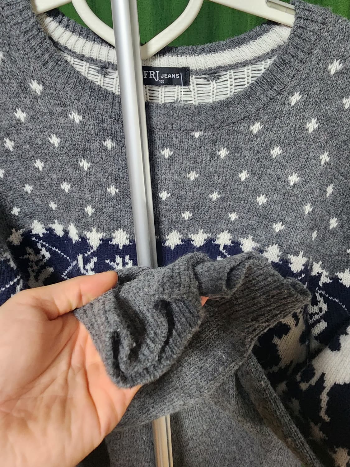 노르딕 패턴 니트 M사이즈 상품이미지3