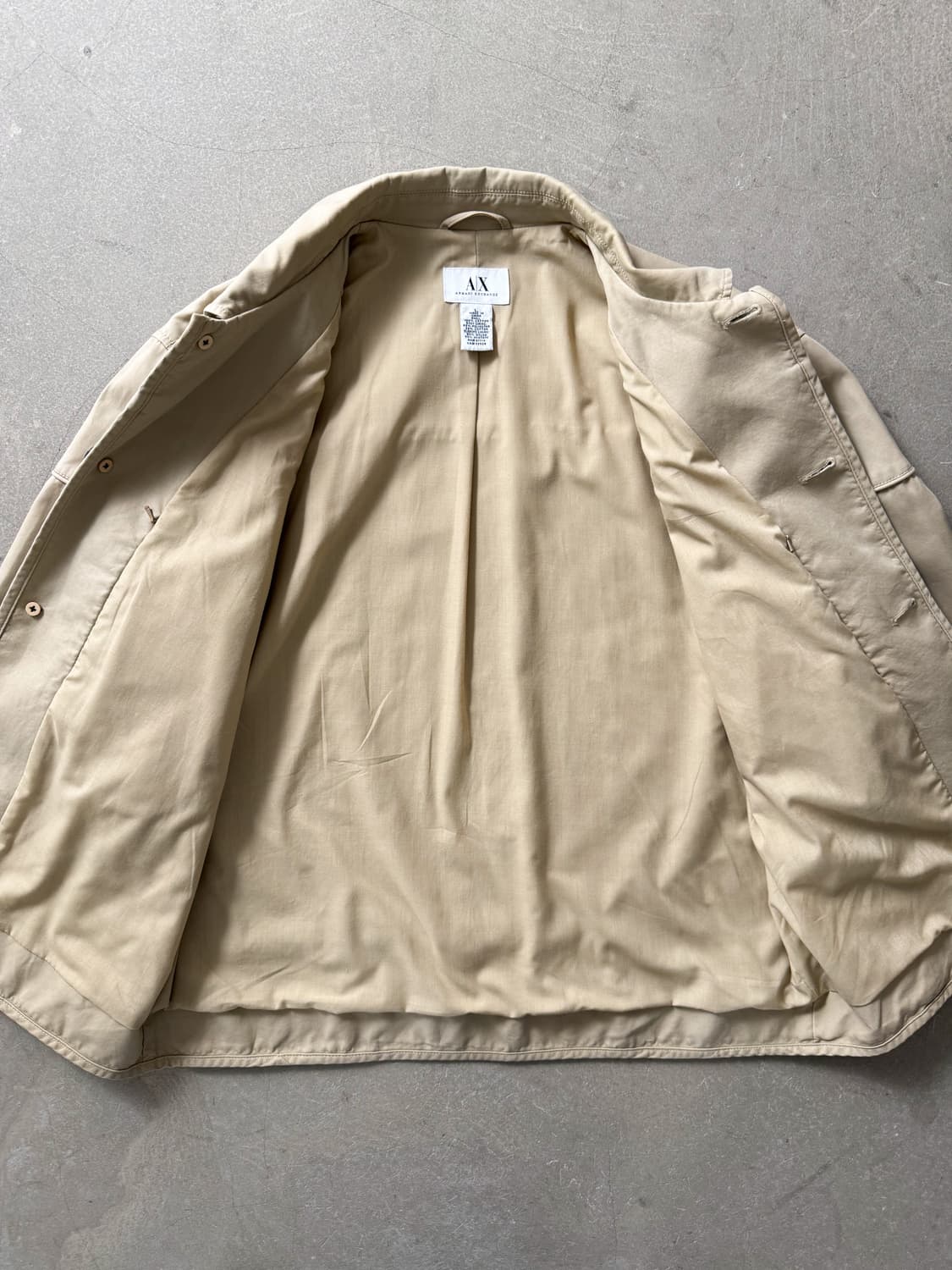 Armani Exchange Beige Cotton Jacket 상품이미지8