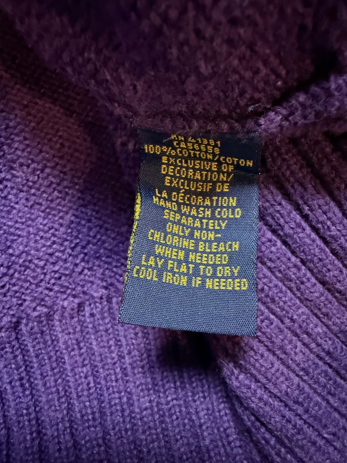 (XL) 폴로랄프로렌 하프버튼 코튼니트 상품이미지5