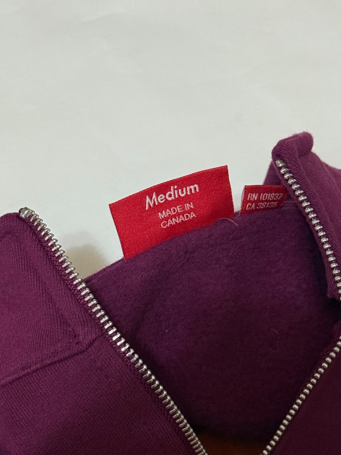 SUPREME 슈프림 투톤 하프 집업 M 상품이미지4