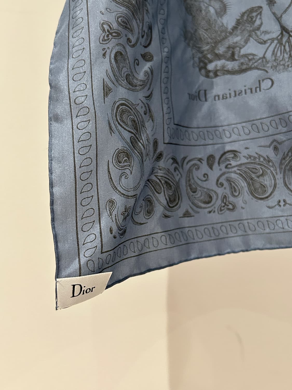 Dior 100% Soie Silk Bandana Scarf 상품이미지3