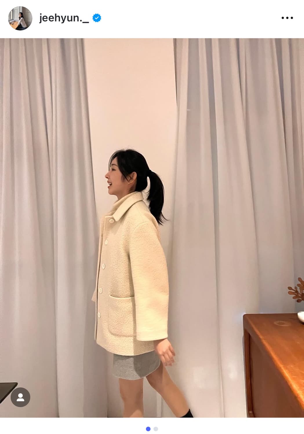 정가30만 YUERE 유에르 울 알파카 하프 코트 하트시그널 박지현 착용 상품이미지5