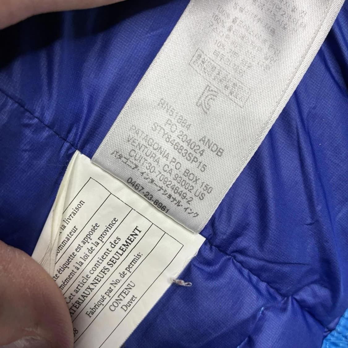 파타고니아 경량패딩 블루 상품이미지4