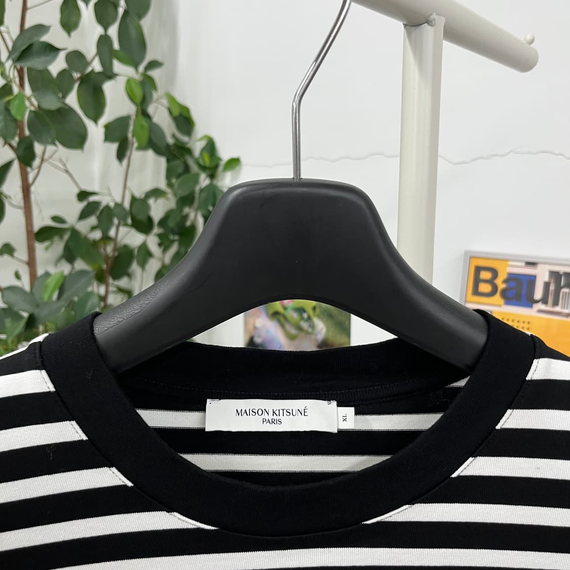 메종키츠네 스트라이프 롱슬리브 XL  상품이미지3