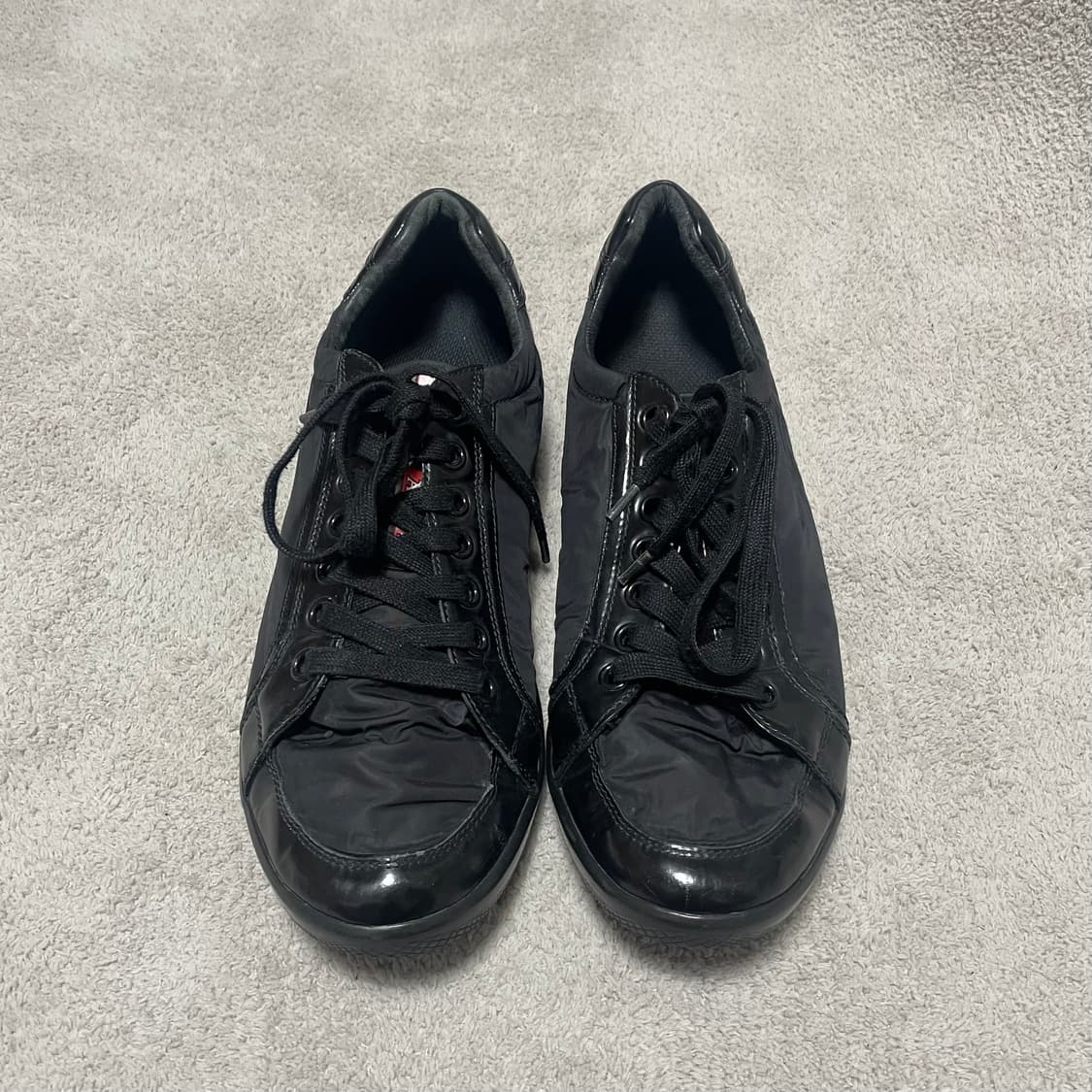 280) 프라다 스포츠 레더 나일론 트레이너 스니커즈 상품이미지3