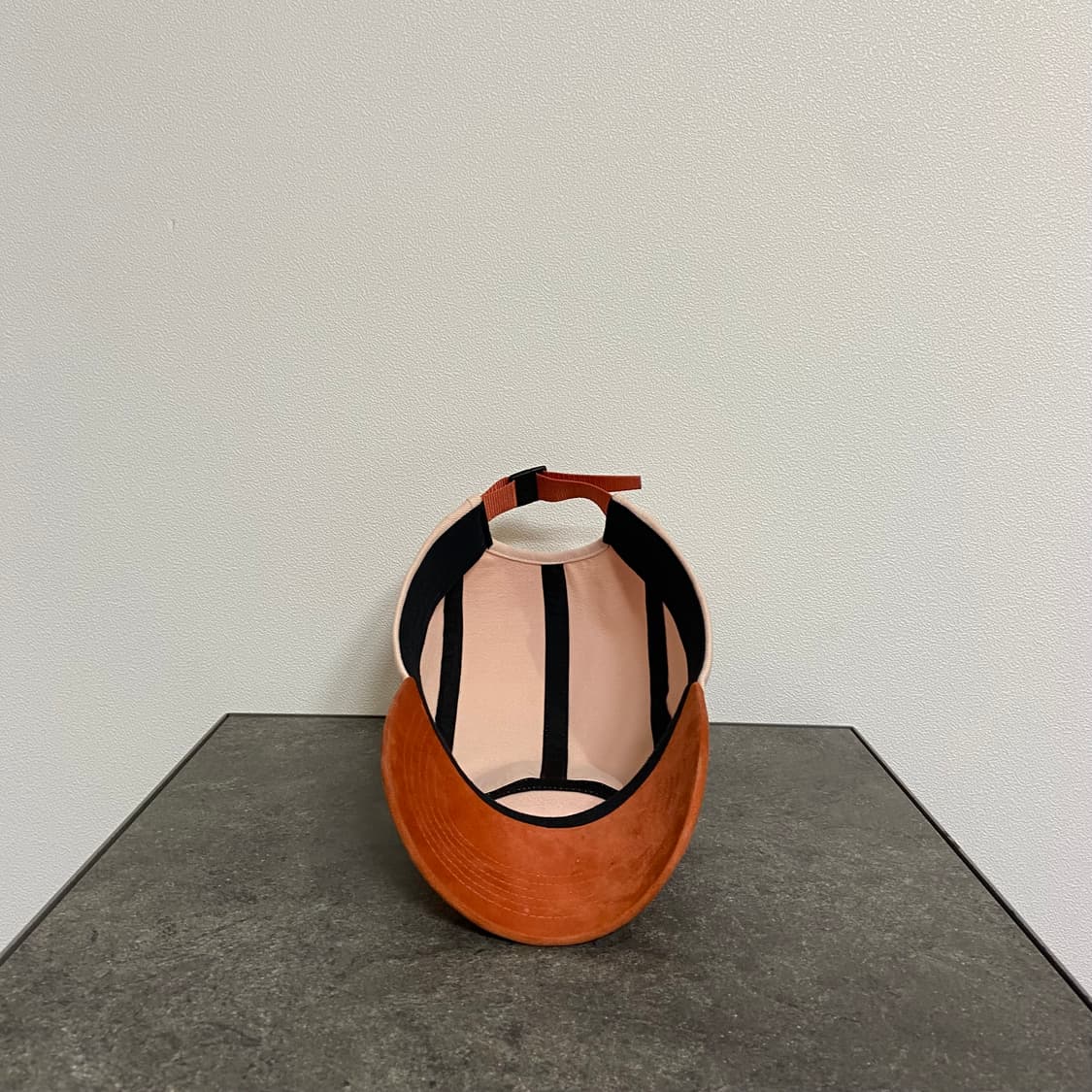 슈프림 박스로고 캠프캡 모자 스웨이드 바이저 투톤 핑크 피치 상품이미지5