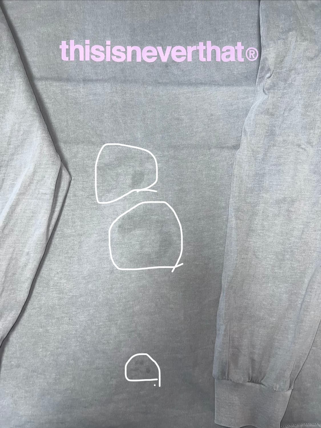 디스이즈네버댓 롱슬리브 다크그레이 L 상품이미지4