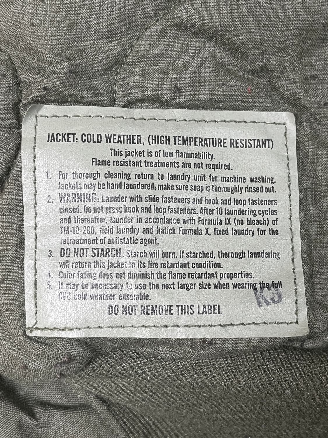 [XL] CVC 신형 아라미드 탱커 자켓 상품이미지3