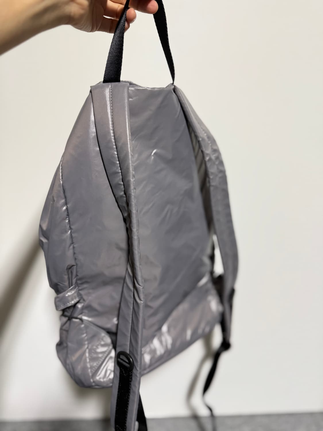 마뗑킴 스트링 백팩 그레이 상품이미지2