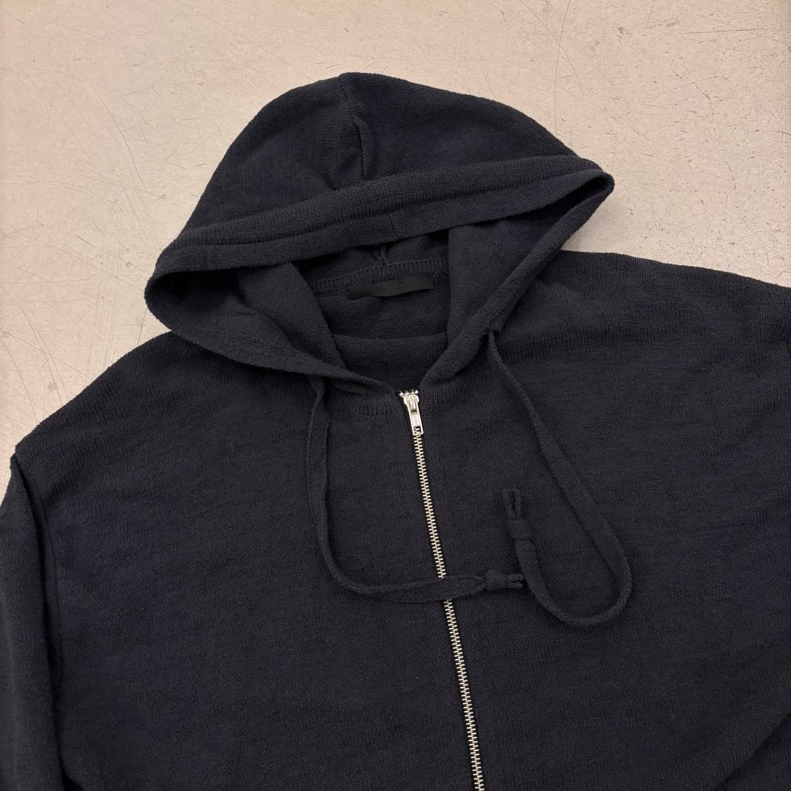 장 미쉘바스키아 x 보브 빅로고 니트 집업 상품이미지3