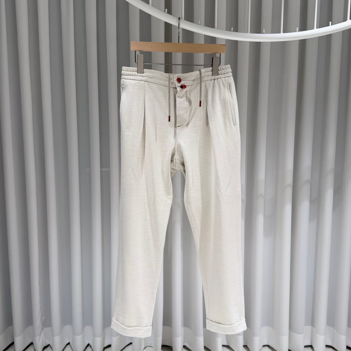 (A+/32) / 키톤 드로스트링 울 코튼 린넨 트레이닝 팬츠 상품이미지1