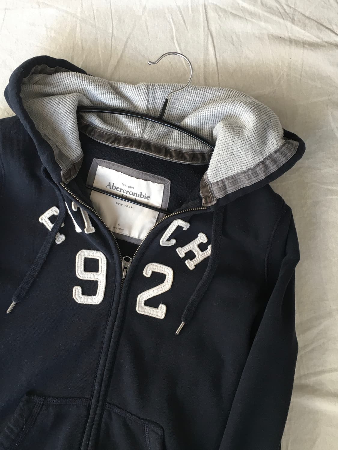 아베크롬비 넘버로고 후드집업 상품이미지4