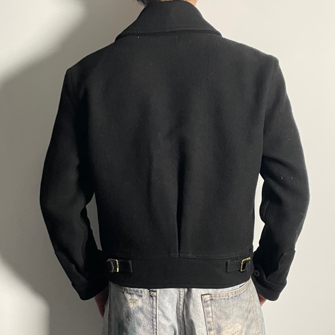 블랙사인 워런티드 숄카라 울 자켓 (on.591)   상품이미지3