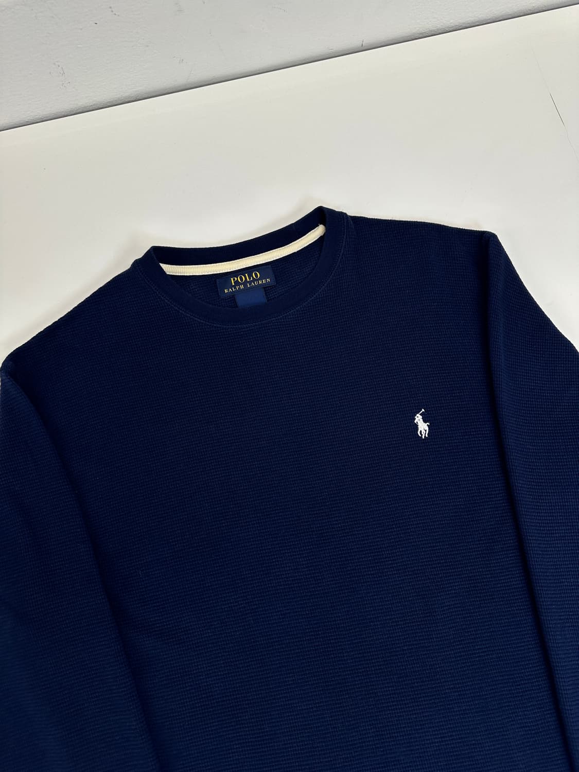 폴로 랄프로렌 롱슬리브 니트 네이비 상품이미지2