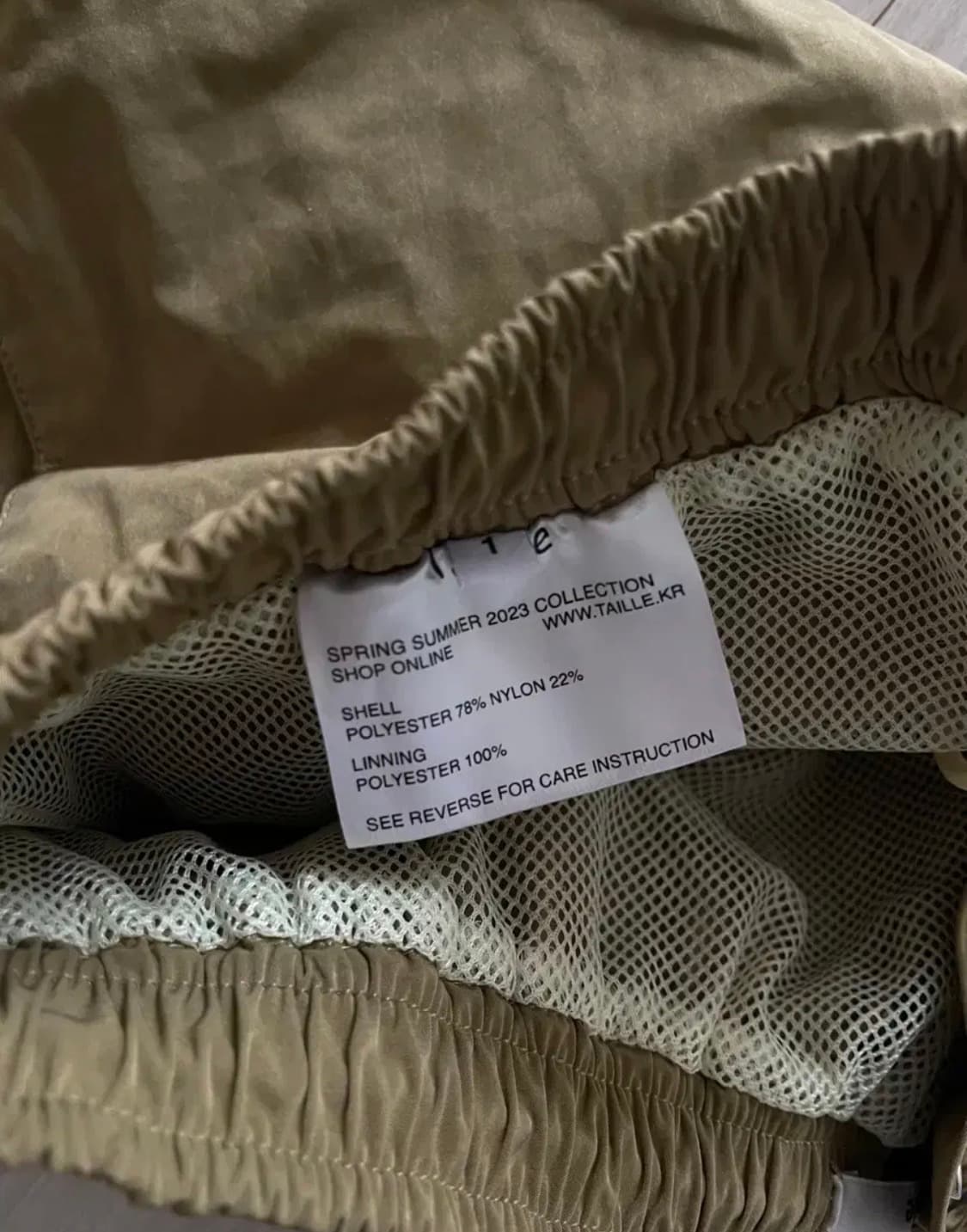 타일레 베이지 쇼츠 여성용 상품이미지3