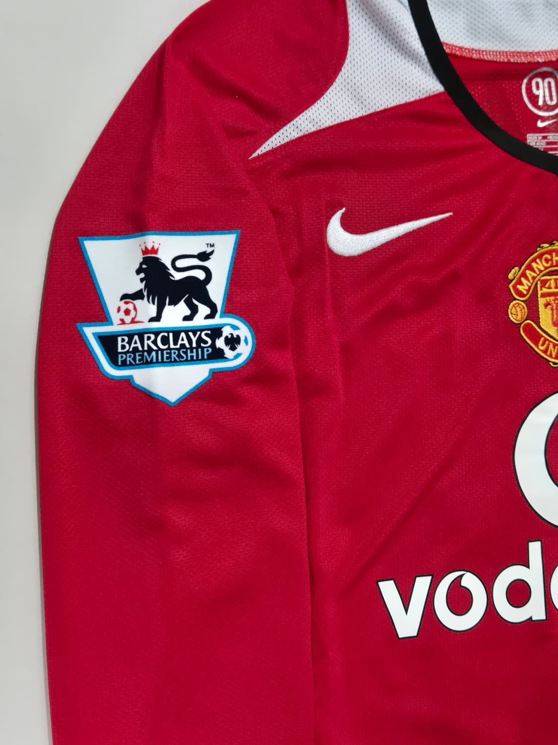 04-06 맨유 데뷔 박지성 긴팔 홈 유니폼 M 상품이미지5