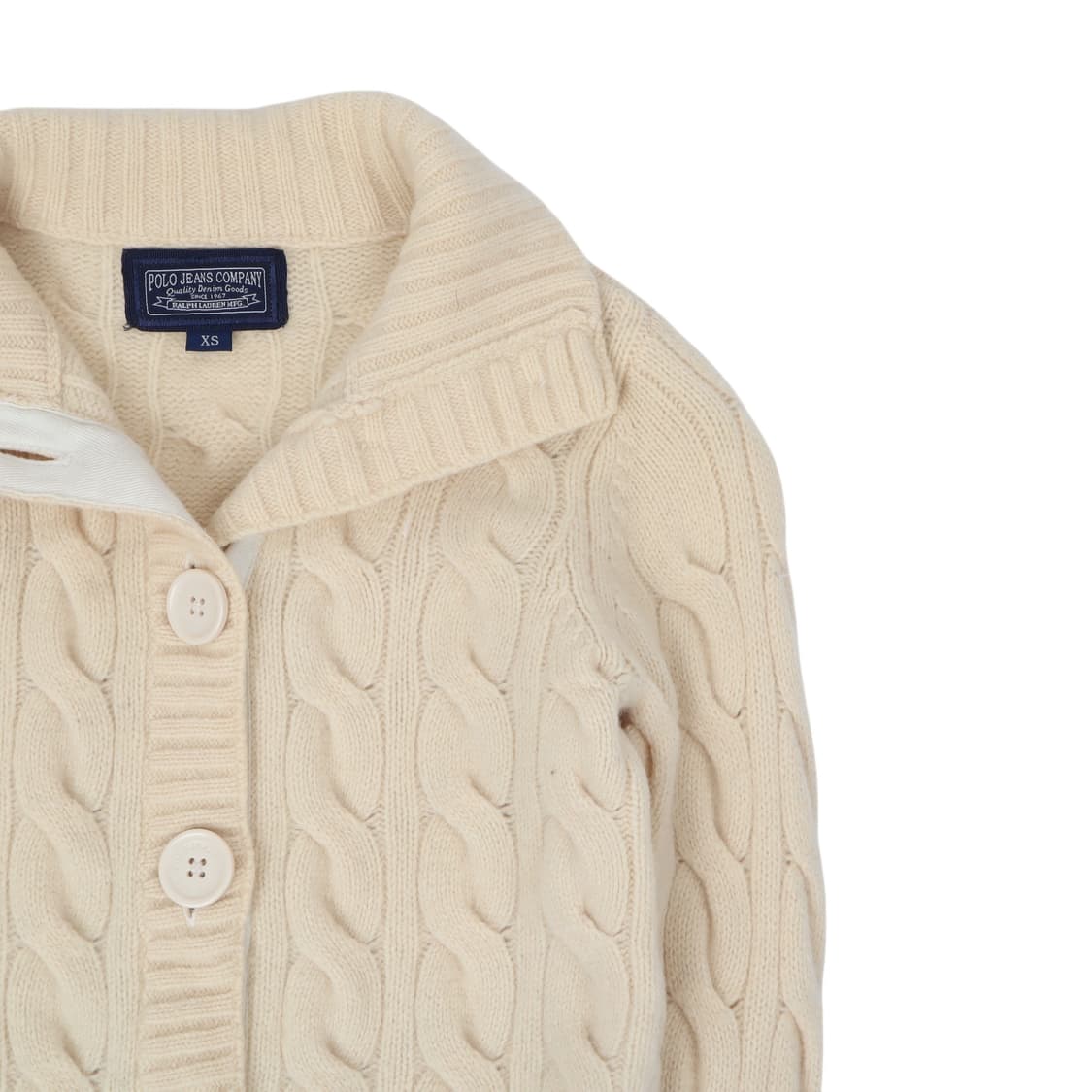 폴로진스 스트링 케이블 니트 가디건 상품이미지3