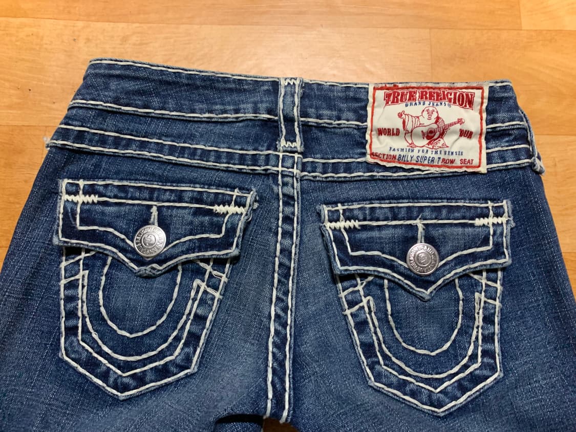 TRUE RELIGION 트루릴리전 빌리 슈퍼 T 데님팬츠(24사이즈) 상품이미지9