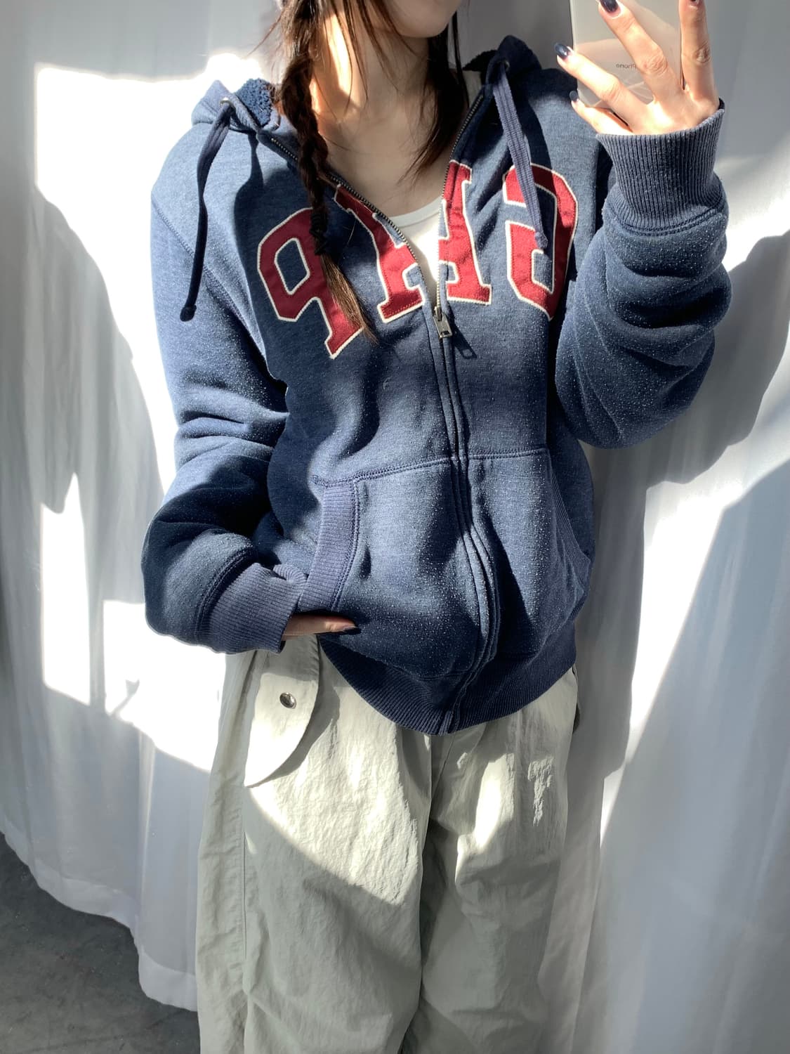 Gap 갭 네이비 후드집업 상품이미지9