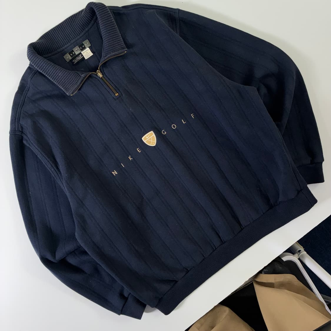 Nike  나이키 골프 네이비 반집업 풀오버 맨투맨  상품이미지2