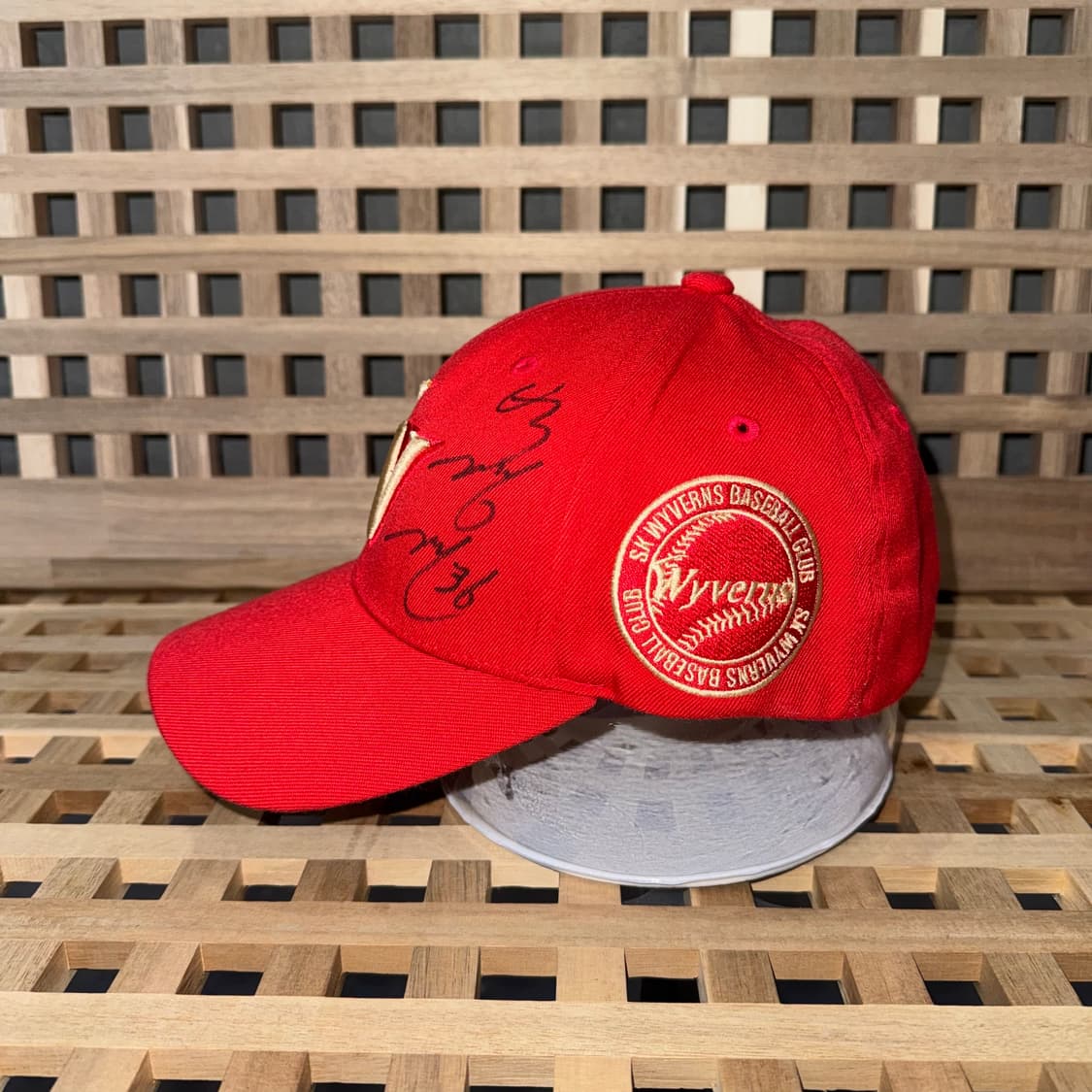 SK 와이번스 장성호, 박경완 싸인 캡 상품이미지2