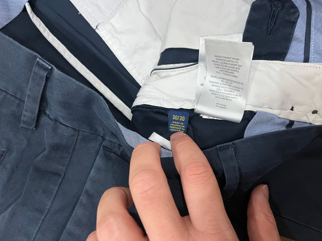 폴로 랄프로렌 네이비 치노팬츠 (30) 상품이미지3