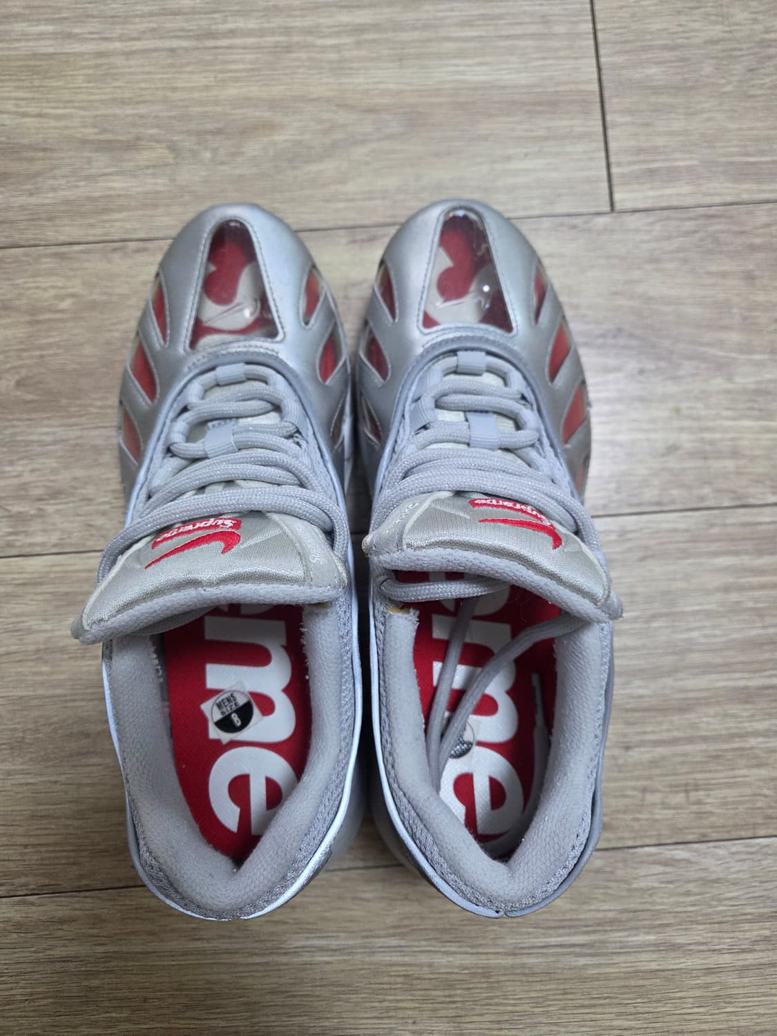 나이키 슈프림 에어맥스96 실버 260 상품이미지2