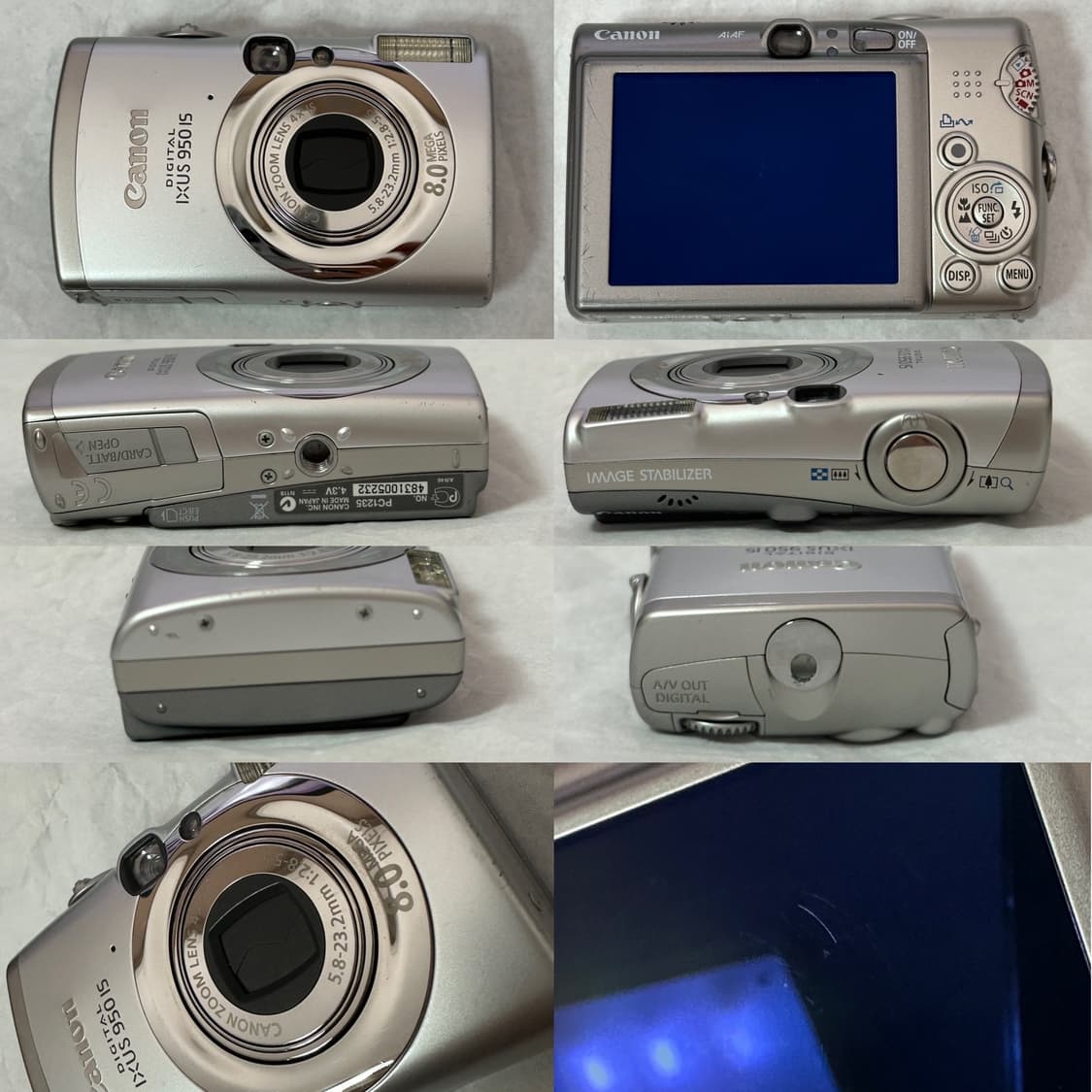 토모토모 유인 디카🪽 캐논 IXUS 익서스 950 IS (익시810 상품이미지8