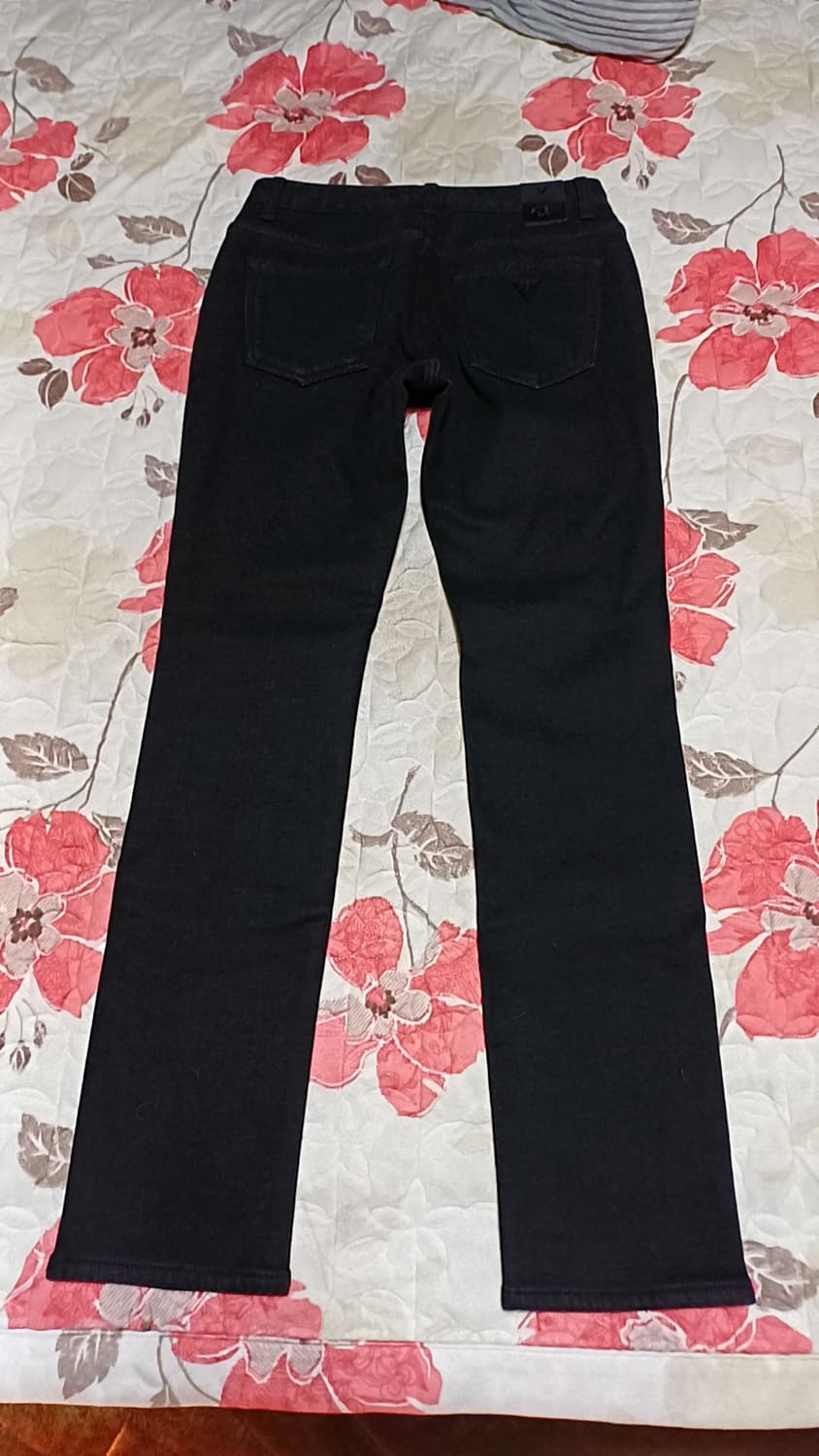 게스 기모 스판블랙진 28인치 기장104 상품이미지4